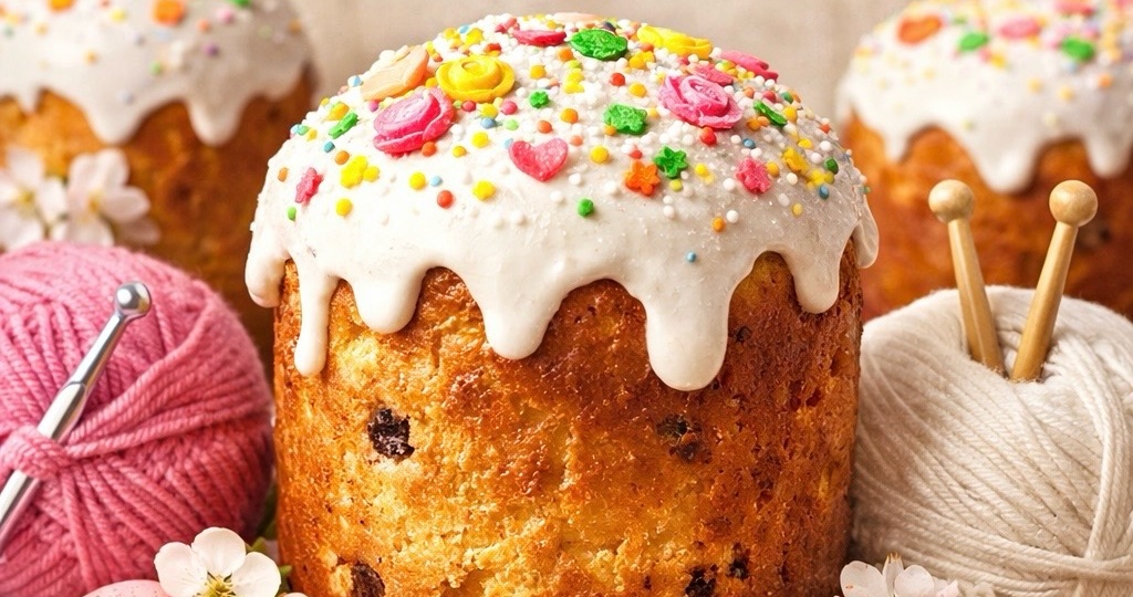 🌸 Самый вкусный рецепт кулича — как связать идеальный праздник своими руками 🧶🍞