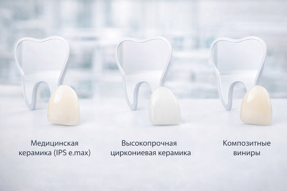 Варианты виниров для зубов