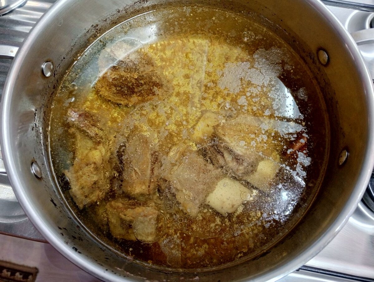 Готовый бульон говяжий