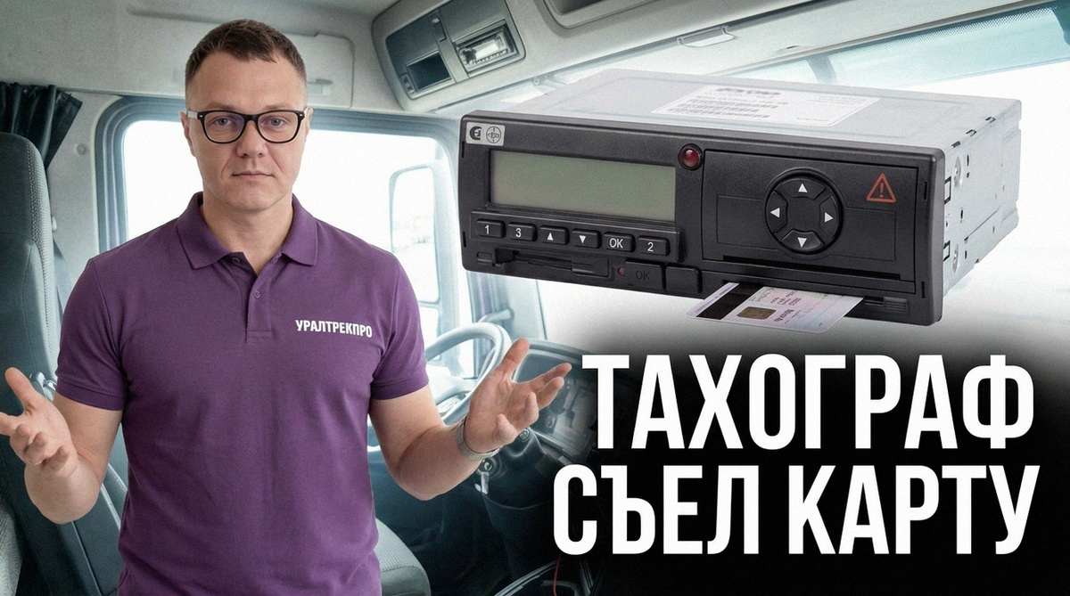    Безопасное извлечение застрявшей карты из цифрового тахографа