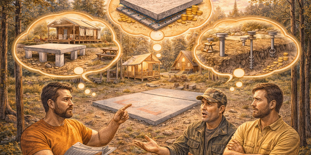 Почему вопрос фундамента в кемпинге всегда вызывает споры