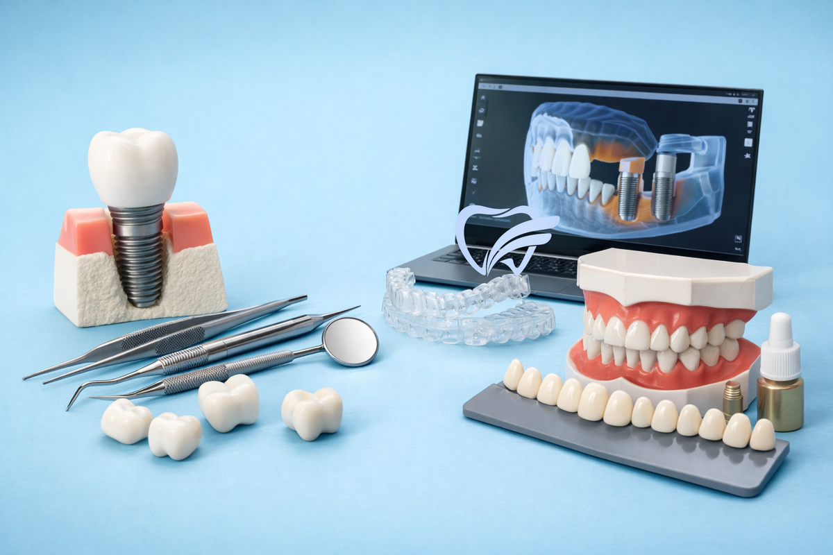 Современная стоматология: импланты, виниры и цифровое планирование — всё, из чего складывается новая улыбка.