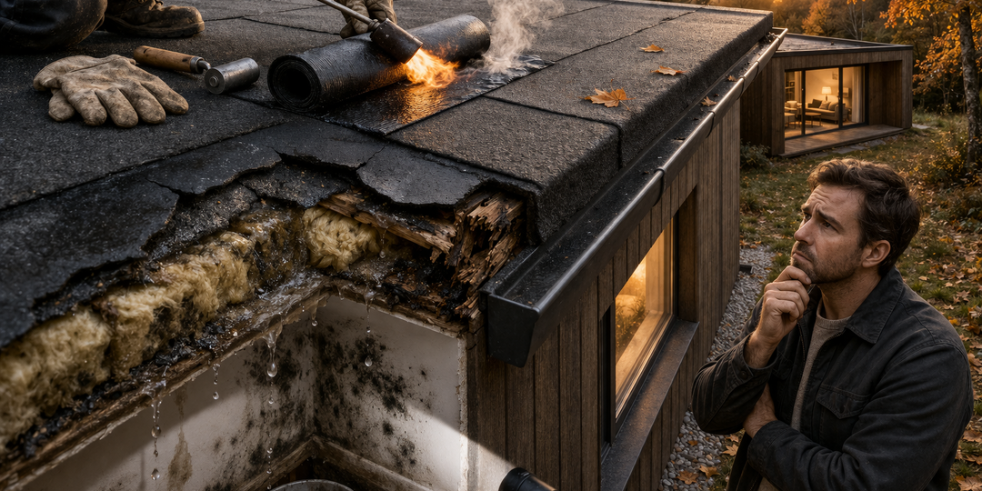 Почему ошибки в наплавляемой кровле долго остаются незаметными