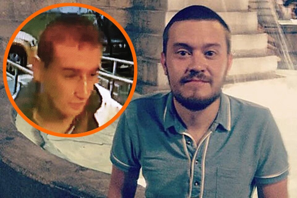 Вычислить убийцу радиоведущего Александра Рубцова помогли кадры с камеры видеонаблюдения, на которых они вместе заходят в подъезд. Фото: соцсети и оперативная съемка