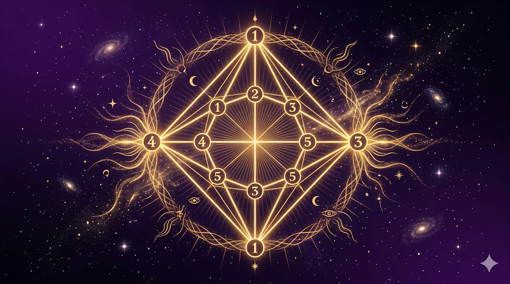 Матрица Судьбы — схема, в которой ваша дата рождения раскладывается на ключевые энергии