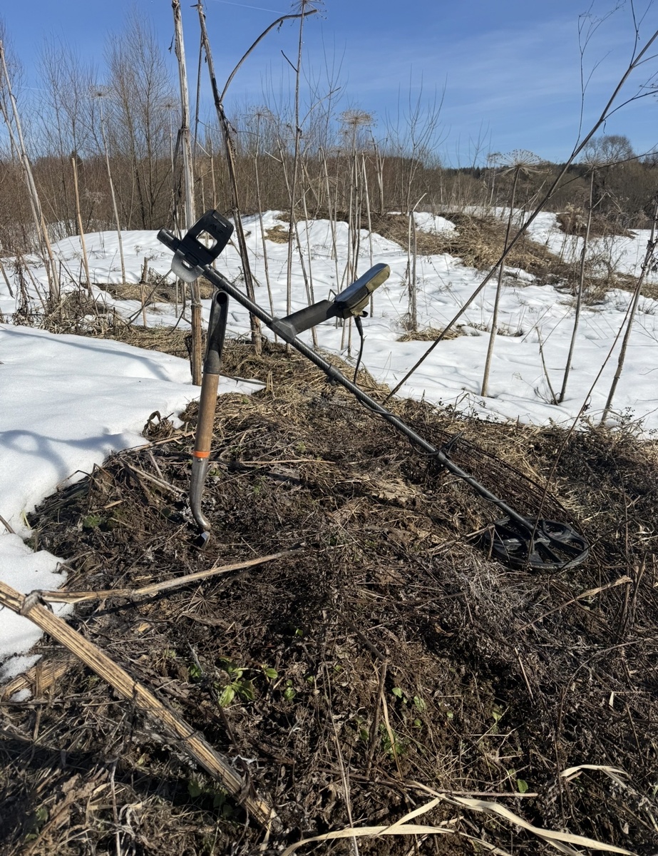 Местами стаяло уже прилично