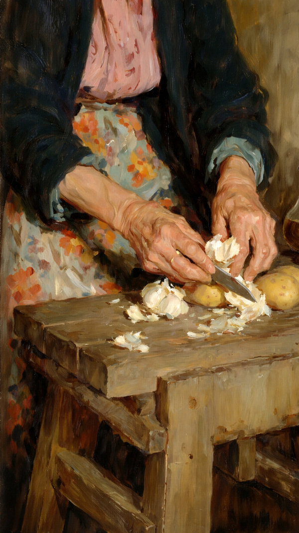 Картина: Её руки