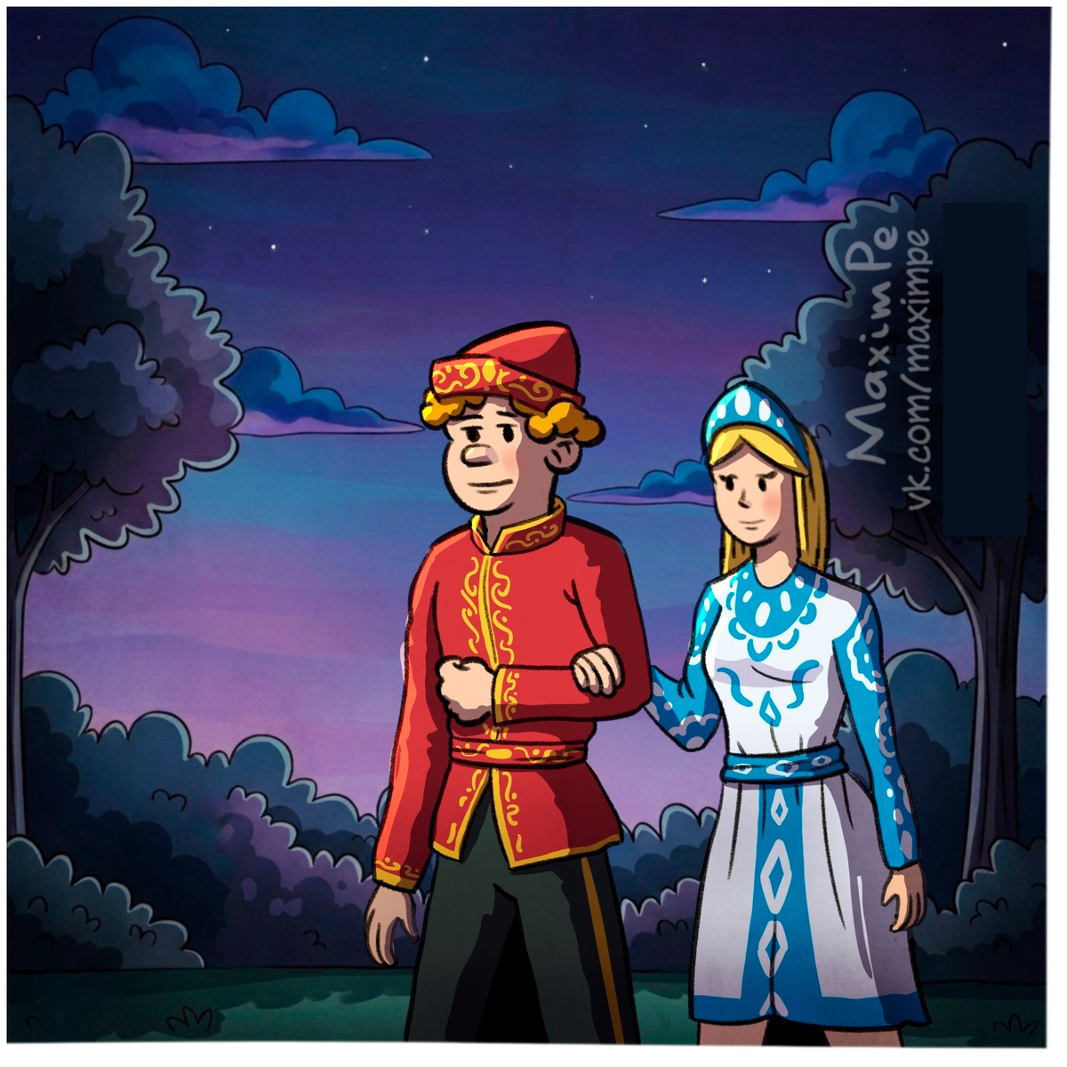 Листайте галерею, чтобы посмотреть комикс целиком. 