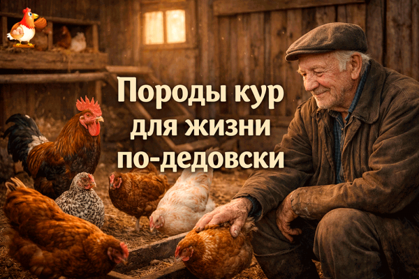 ТОП пород кур для «дедовского» содержания – кто выживет, кто занесётся, а кто устроит вам сериал 😄🐔