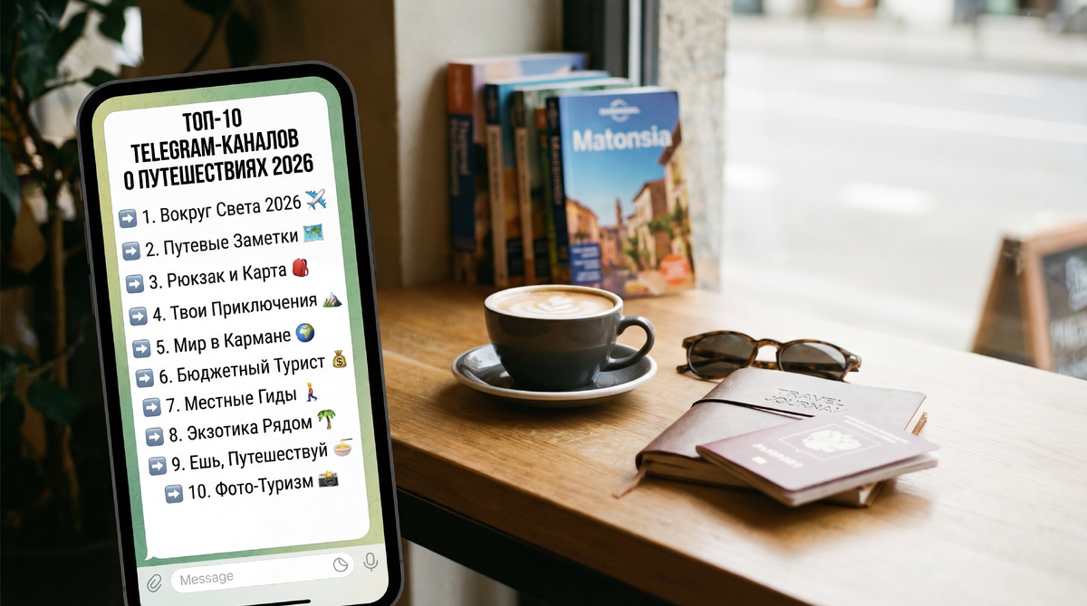 Подборка лучших телеграм-каналов для путешествий