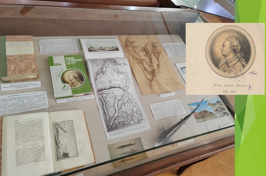 Выставка "Пётр Симон Паллас. Естествоиспытатель. Географ. Путешественник". К 285-летию со дня рождения П.С. Палласа. Астраханский государственный объединенный историко-архитектурный музей-заповедник . 2026 г.