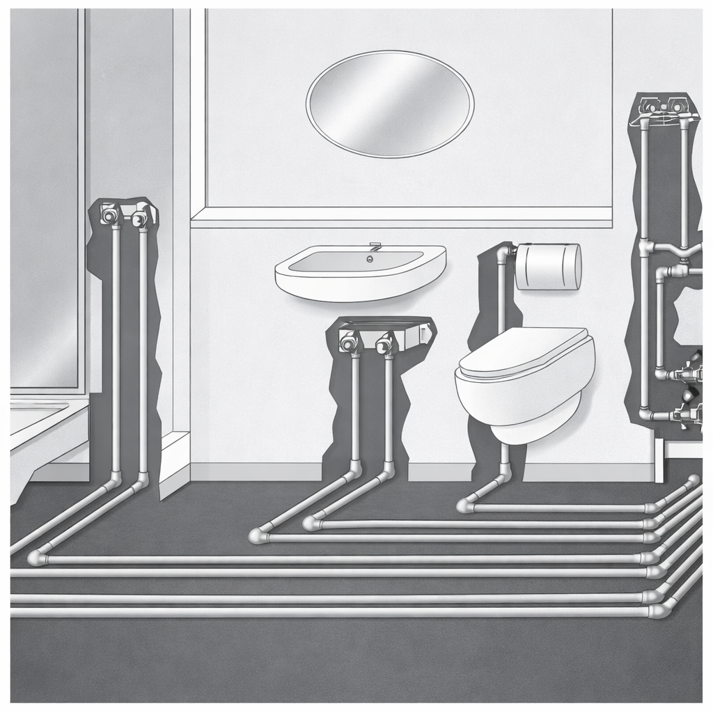 Подготовительные работы в ванной