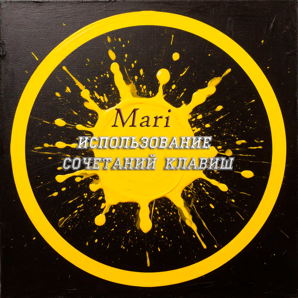 Mari - Использование сочетаний клавиш