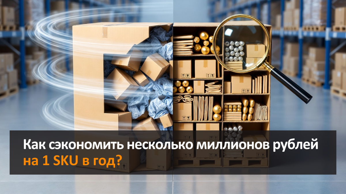 утилизация места на складе, в контейнере, грузовике
