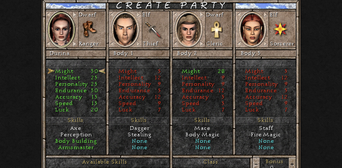 Создаем партию