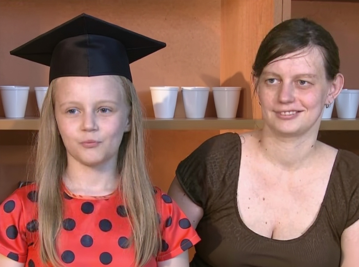 Алиса Теплякова с мамой