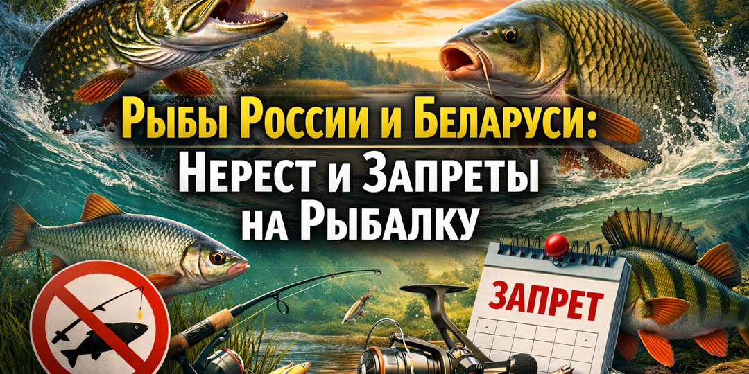 Запрет на ловлю в России и Беларуси: когда нерестится рыба и почему нельзя рыбачить весной.