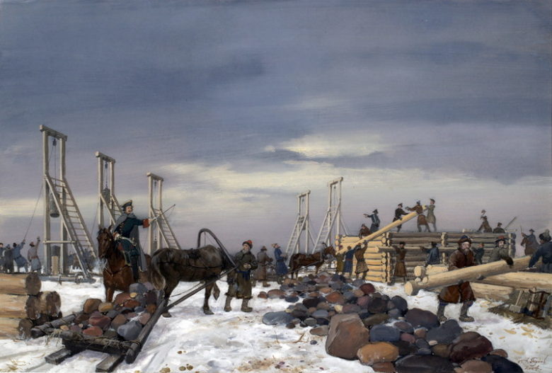 морская крепость Петра Великого Финский залив строительство фортf