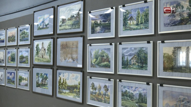    Выставка картин Александра Груздева в честь 80-летия открылась в Сургуте