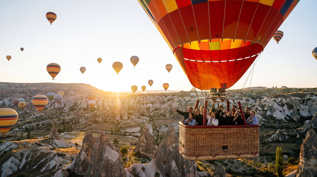 Полет на воздушном шаре в Каппадокии