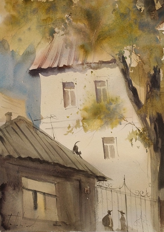 художник–акварелист Макагонов Роман Борисович.