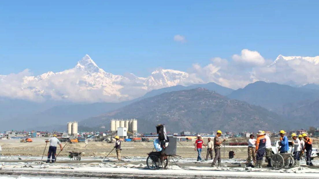 Строительство аэропорта, 2019 год. 