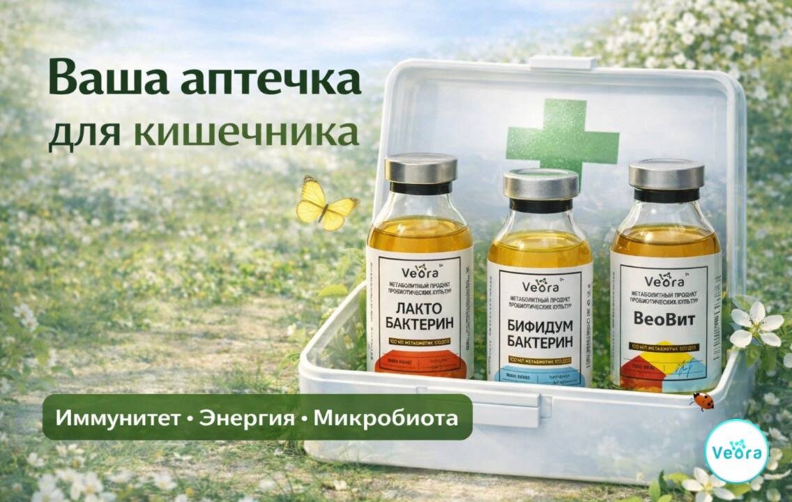 Веора - о здоровье простым языком. Синбиотики для поддержания здоровья микробиоты. 