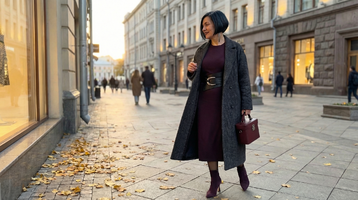 Обычный вторник. Обычная улица. Необычное ощущение - когда оделась для себя, а не для повода