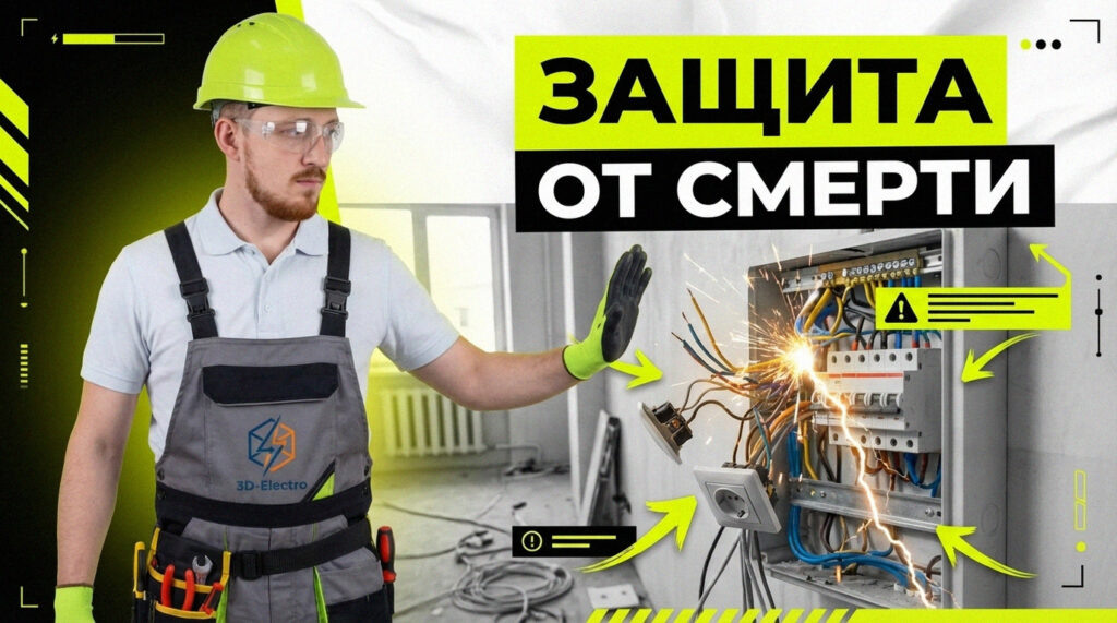    Руководство по подключению и выбору дифференциального автомата 3DElectro