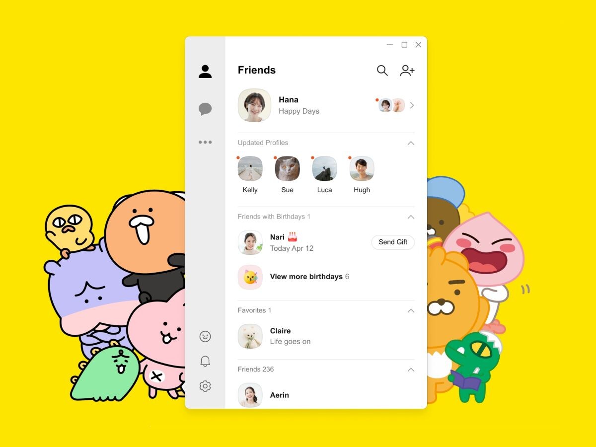    Среди россиян набирает популярность корейский мессенджер KakaoTalk