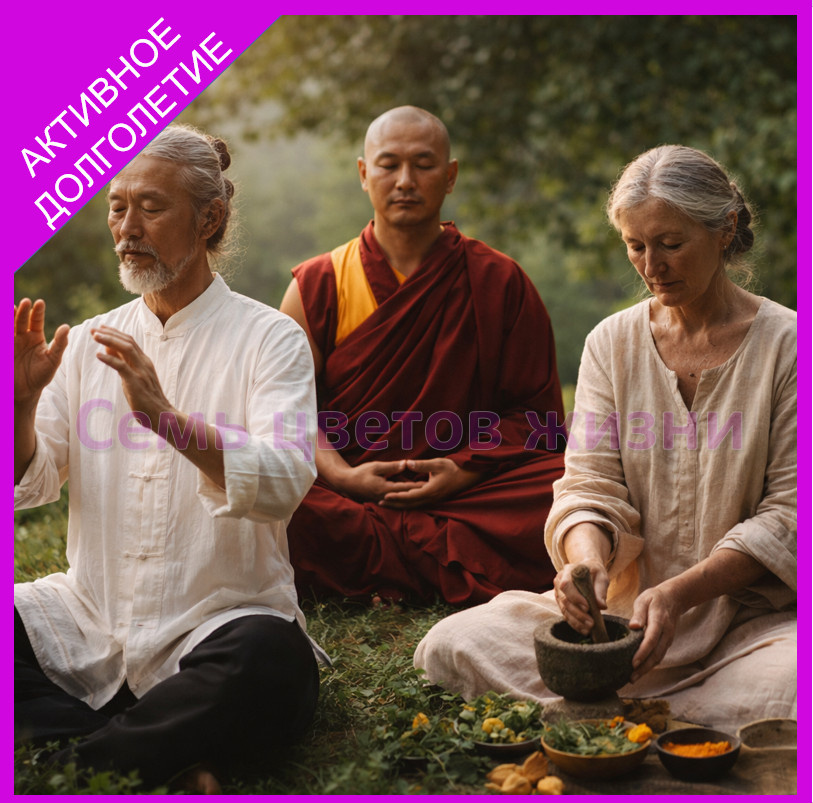 Три восточные системы оздоровления: цигун, тибетская практика и аюрведа.