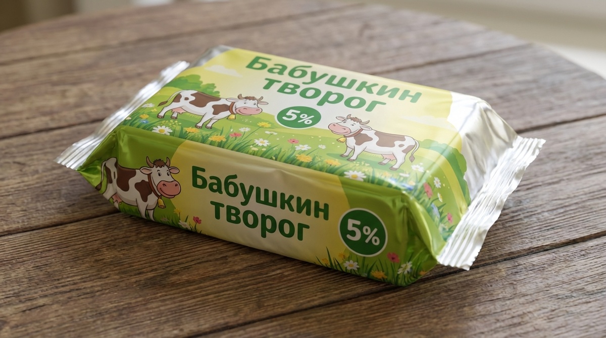 Творог в брикете