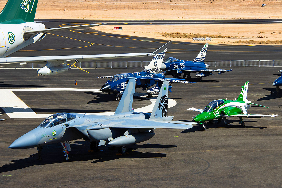 F-15C, British Aerospace Hawk 65A, Tornado, Eurofighter Typhoon "Saudi Arabia - Air Force"
