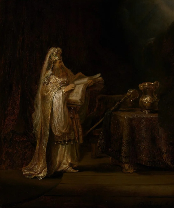 Рембрандт ван Рейн, Видение Захарии в храме, 1633 