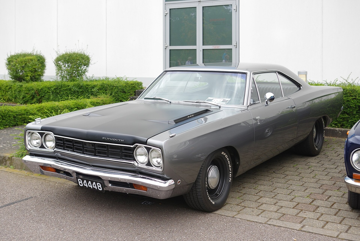 Plymouth Roadrunner 1968. Автор иллюстрации: BUTTON74, опубликовано по лицензии Creative Commons