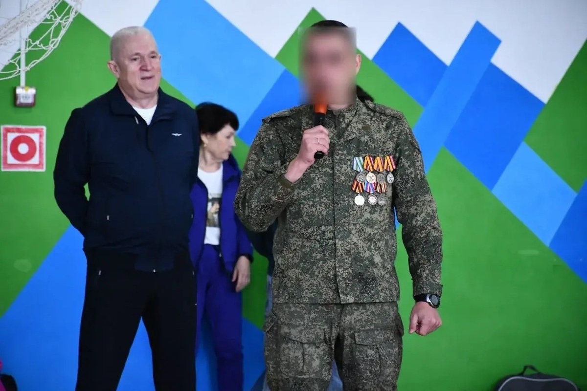    Боец СВО с позывным "Алпан" выступил с приветствием на спартакиаде в Дюртюлинском районе