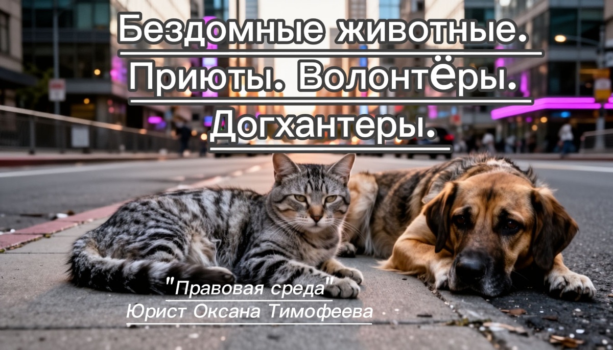 Кто занимается бездомными животными в РФ и Москве. Приюты. Волонтёры. Догхантеры.