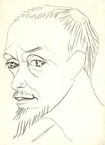 Кульбин, автопортрет.