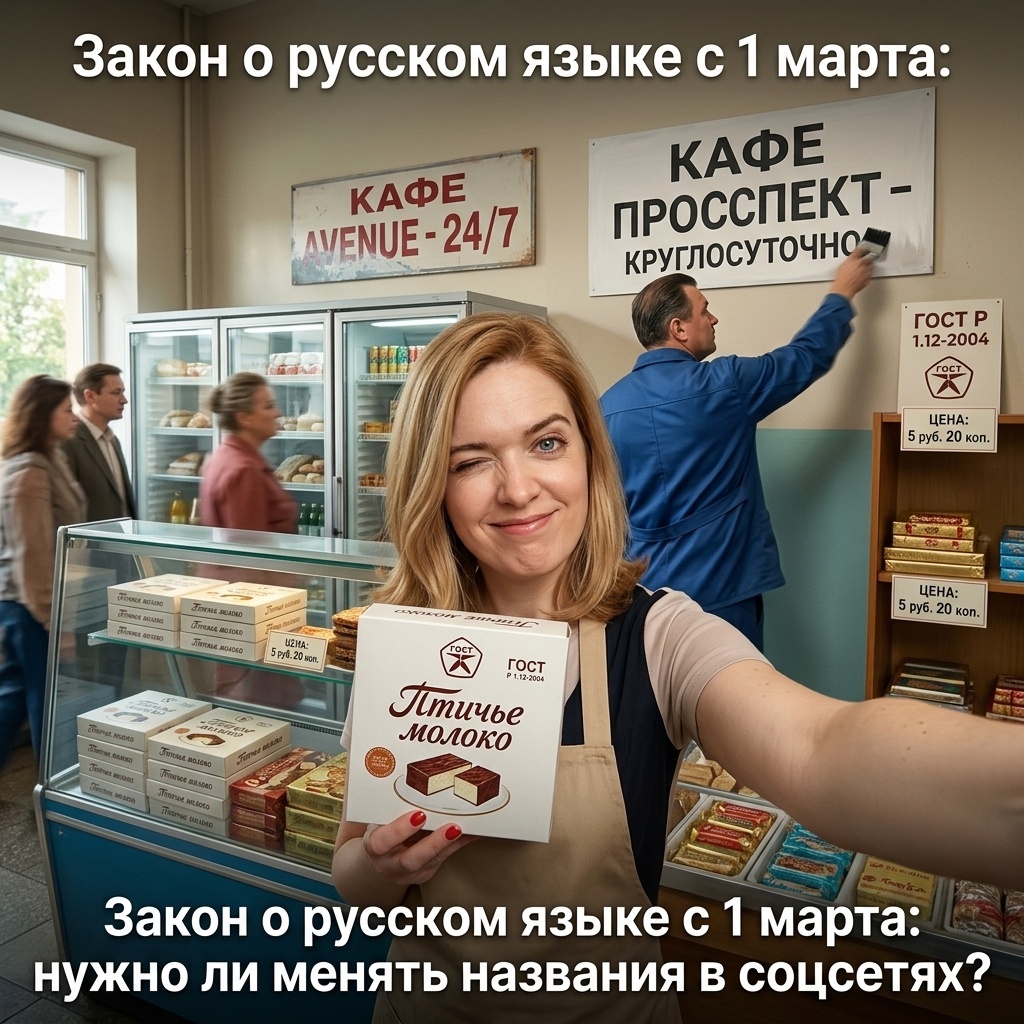    Нужно ли менять названия в соцсетях из-за закона о русском языке? admin