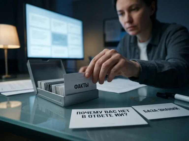    Контент‑архитектор добавляет проверенный источник в «капсулу» — первый шаг к цитированию в нейросетевых ответах. "Kontenium"