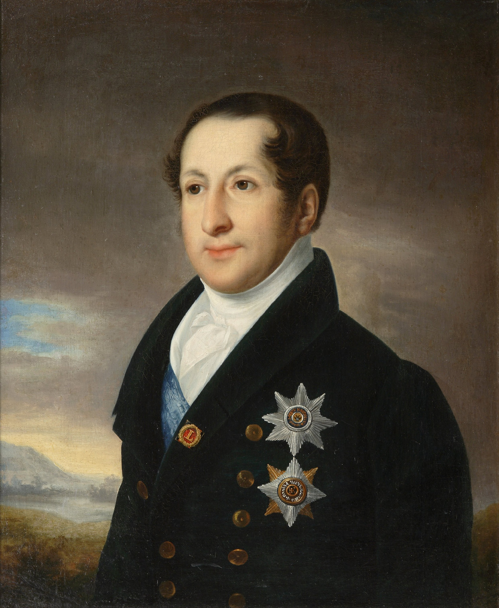 Сергей Михайлович Голицын, худ. Василий Тропинин, 1828 г. 