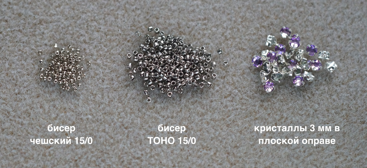 Мои материалы для плетения колечка