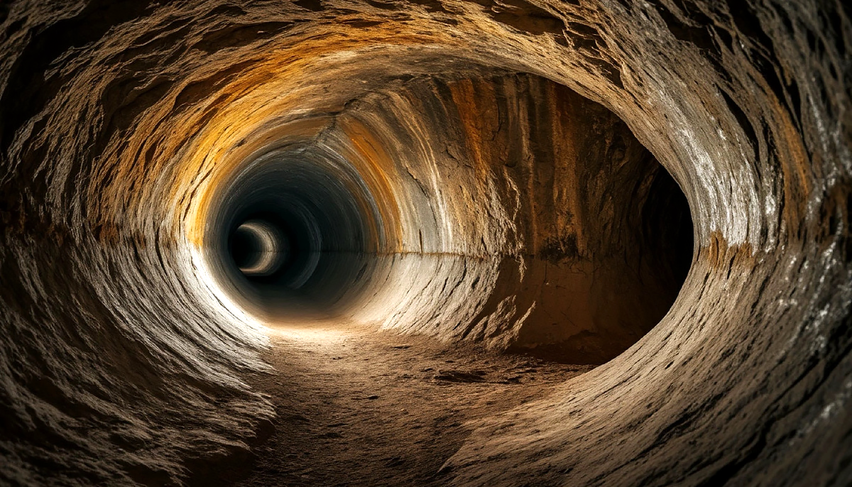 Геодезисты обнаружили искусственные туннели.