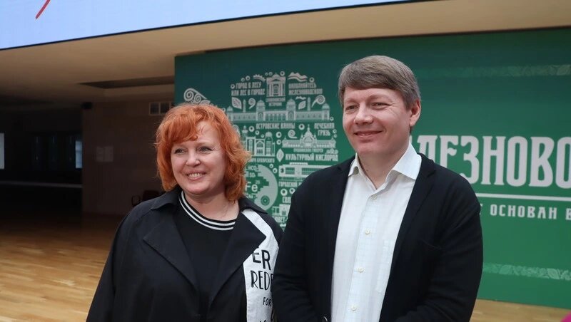    Режиссёр Ольга Беляева и композитор Артём Васильев Фото: Елизавета Боброва / / ИА «Победа26»