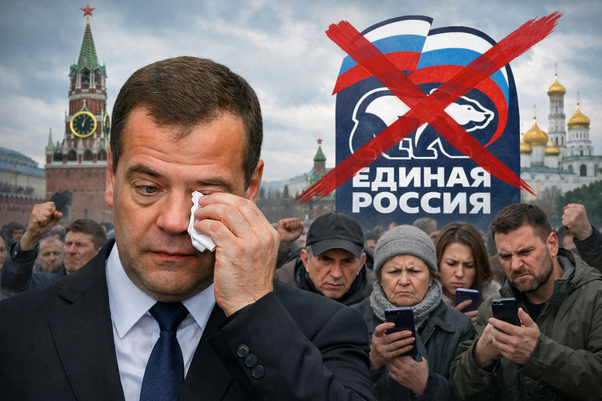 Рейтинг «Единой России» упал ниже психологической отметки на фоне отключения интернета в Москве