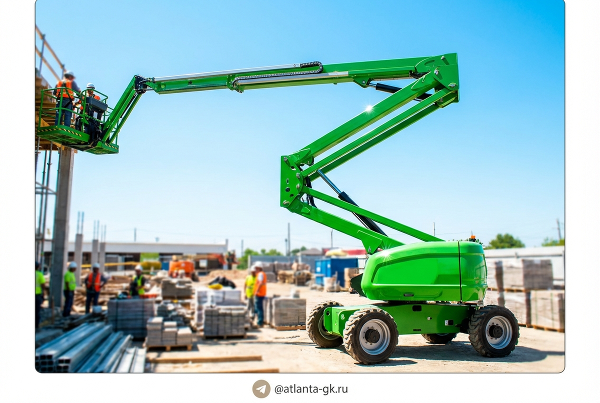    Сравнение коленчатого и ножничного подъемников для эффективной работы Atlanta-gk