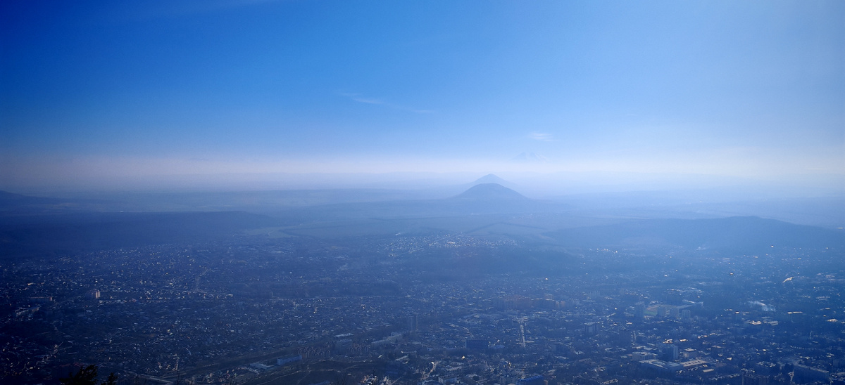 Даже в дымке все равно красотища