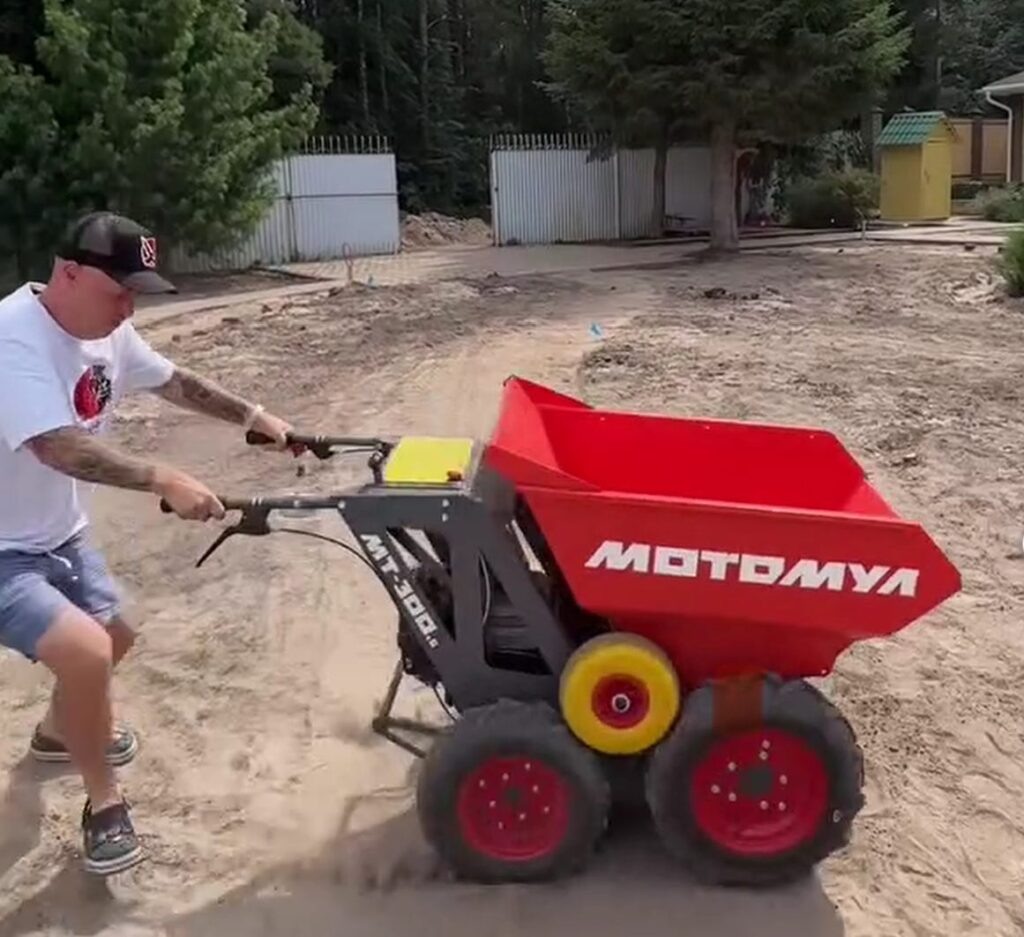    Принцип самовоза: как устроено управление за спиной тележки — Мотомул