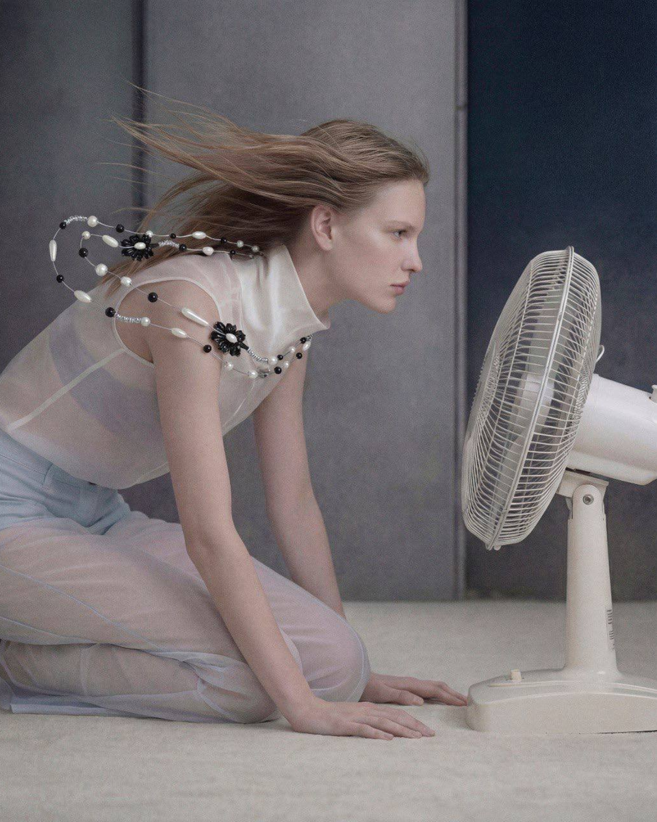 Колье Night Lily бренда RUSHEV
