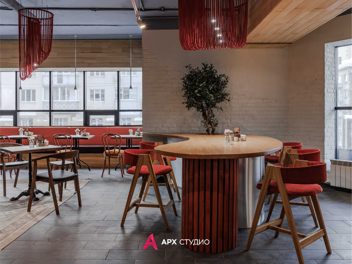 редизайн кафе «Белоглинка» в центре Саратова от АРХ СТУДИО